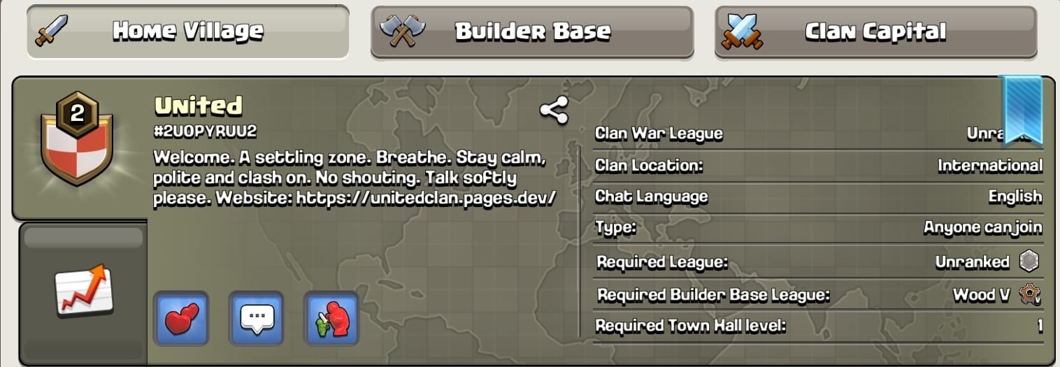 United Clan banner, 21 August 2026
